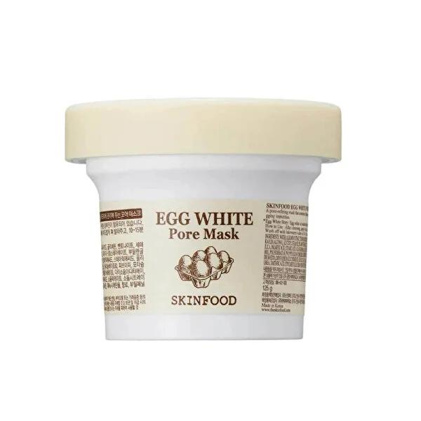 Skinfood Egg White Pore Mask 120g - Deep Cleansing & Tightening Face Mask for Oily & Combination Skin