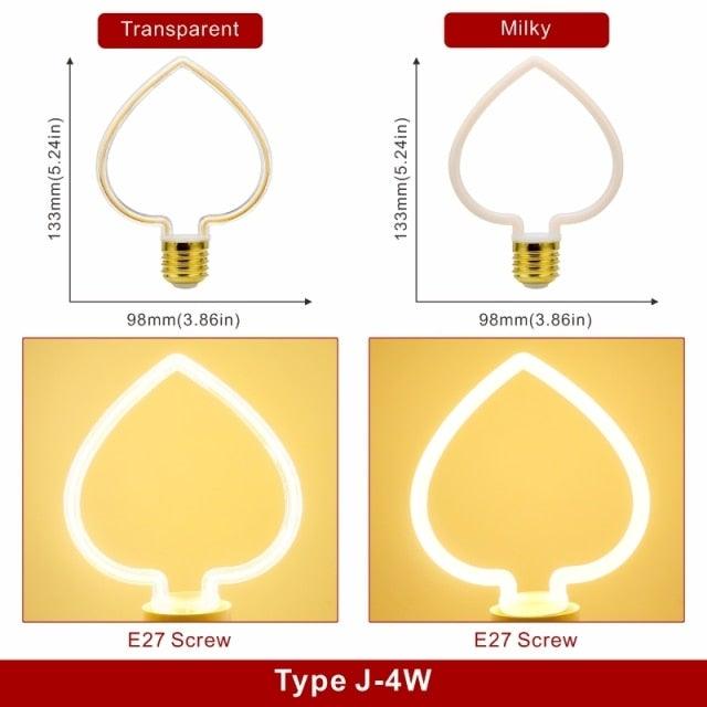 Retro LED Edison Bulb E27 Vintage Soft Filament Bulb Holiday Night Light Christmas Home Decor Halloween Lights