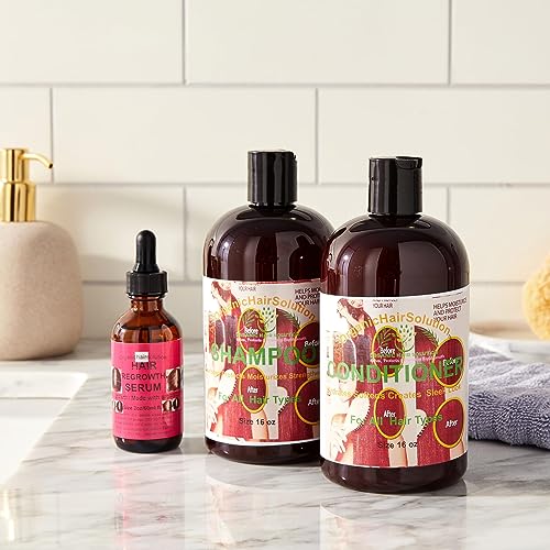 BUNDLE SET SHAMPOO & CONDITIONER & Hair & Scalp Serum (pack 3)