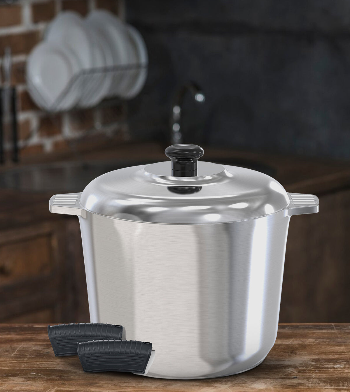 Stock Pot with Lid 18 Quarts