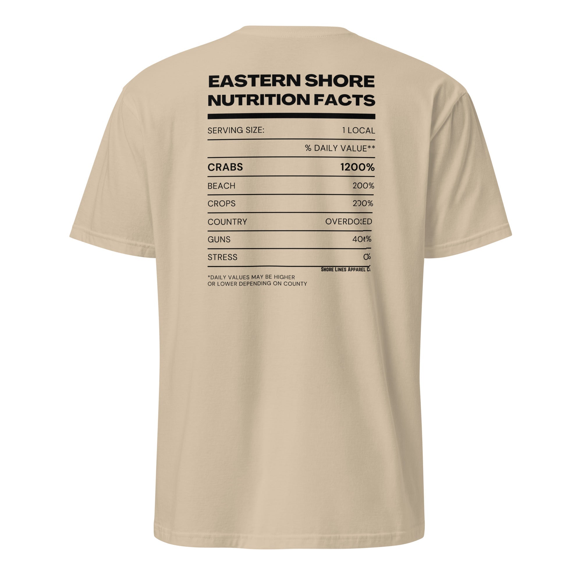 Nutrition Facts | Short Sleeve