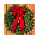 2 Pack of Balsam Fir Wreaths With Bow